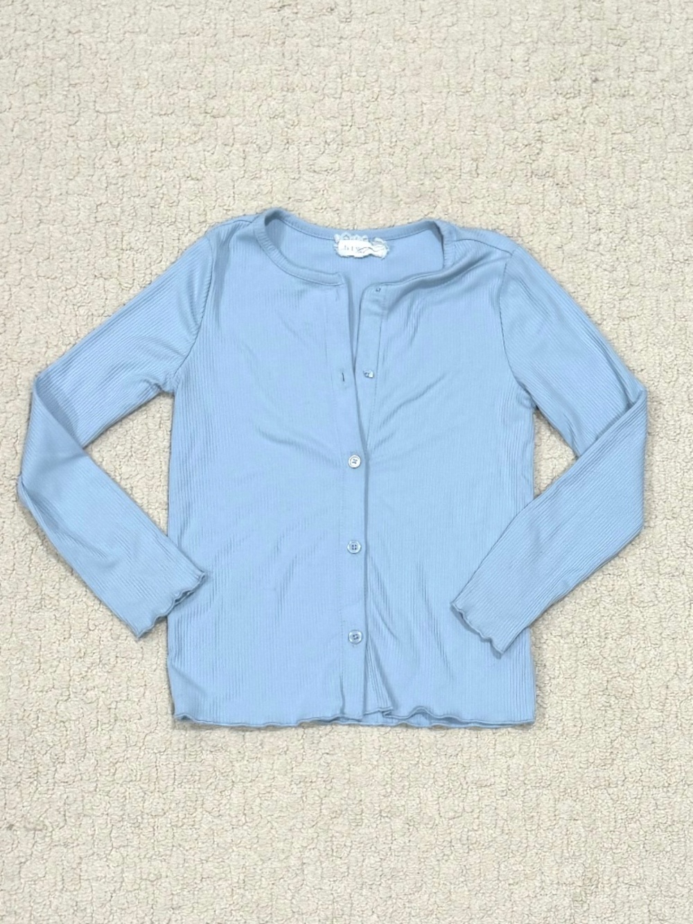 Kids Btween Ribbed Cardigan Size 7